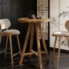 Old SKU:D01027H7NJW    Round bar table, bar table, small bar table, outdoor coffee table, with sturdy design