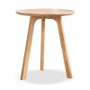 Round End Table- Small End Table Side Table Coffee Table Bedside Table Night Stand for Living Room Bedroom & Balcony