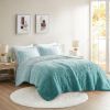 King/Cal King Ombre Shaggy Long Fur Comforter Mini Set
