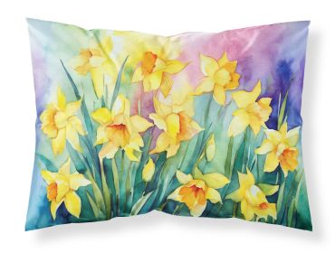 Daffodils in Watercolor Standard Pillowcase Lightweight Super Soft Easy Care Decorative Artwork Pillowcase, Standard