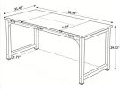 Simple Rectangular Conference Table Computer Desk - Office Meeting Table
