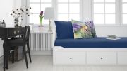 Lavender in Watercolor Standard Pillowcase Lightweight Super Soft Easy Care Decorative Artwork Pillowcase, Standard