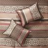 7 Piece Comforter Set Red Cal King