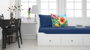Hawaii Hawaiian Hibiscus in Watercolor Standard Pillowcase Lightweight Super Soft Easy Care Decorative Artwork Pillowcase, Standard