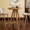 Old SKU:D01027H7NJW    Round bar table, bar table, small bar table, outdoor coffee table, with sturdy design