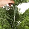 Artificial Topiary Cedar Trees, 48 inch 2 Set Faux Pine Shrubs Plants, Fake Silk Tree Look Real