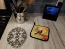 Cardinal Pair of Pot Holders Kitchen Heat Resistant Pot Holders Sets Oven Hot Pads for Cooking Baking BBQ, 7 1/2 x 7 1/2