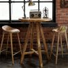 Old SKU:D01027H7NJW    Round bar table, bar table, small bar table, outdoor coffee table, with sturdy design