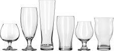 Craft Brews Assorted Beer Glasses Set of 6, Versatile, Premium Beer Glass Set, Craft Beer Glasses for Pilsner, Stout, Lager, IPA & More