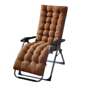 1Pc Chaise Lounger Cushion Recliner Rocking Chair Sofa Mat Deck Chair Cushion Chair Not Inlcuded  Standard Type (Option: Coffee-Standard)