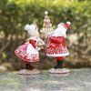 1pc Small Ornament,Couples Gifts, Christmas Crafts Resin Ornaments,Art Decor Sculpture Statue Decor, Sculpture Art Miniature Cute Ornament