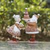 1pc Small Ornament,Couples Gifts, Christmas Crafts Resin Ornaments,Art Decor Sculpture Statue Decor, Sculpture Art Miniature Cute Ornament