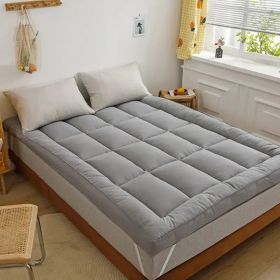 Topper Pad For Mattress King (Option: Gray)